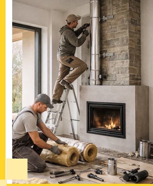 Монтаж дымоходов для каминов в Мончегорске от 15150 р. ЭриданМнч