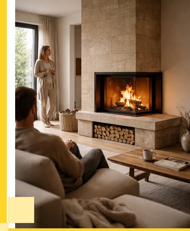 Угловые камины из кирпича установка в Мончегорске от 151500 р. ЭриданМнч