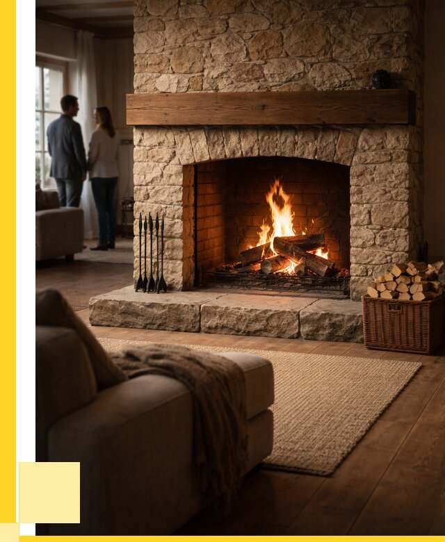 Открытые камины под ключ в Мончегорске от 151500 р. ЭриданМнч