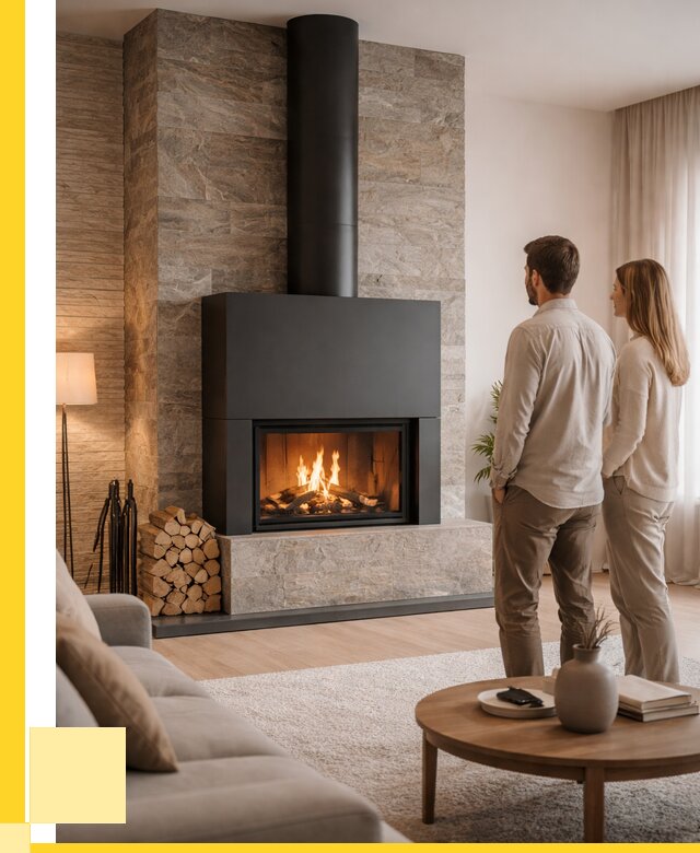 Закрытые камины под ключ в Мончегорске от 121200 р., ЭриданМнч