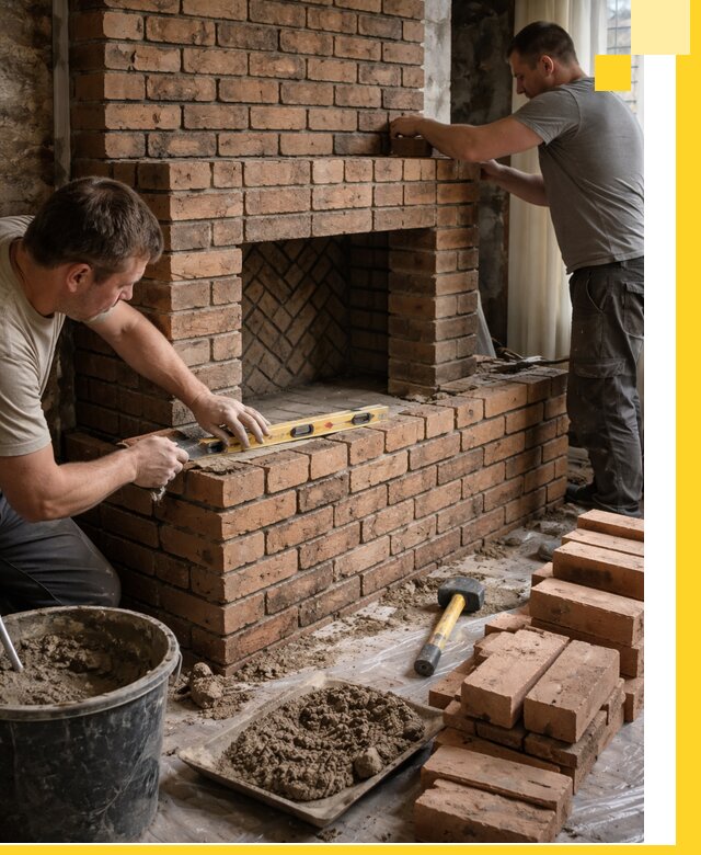 Изготовление и установка кирпичных каминов в Мончегорске