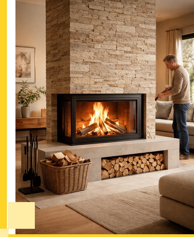 Дровяной камин под ключ в Мончегорске от 202000 р. | ЭриданМнч