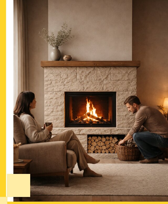 Камины для дома в Мончегорске под ключ от 151500 р. | ЭриданМнч