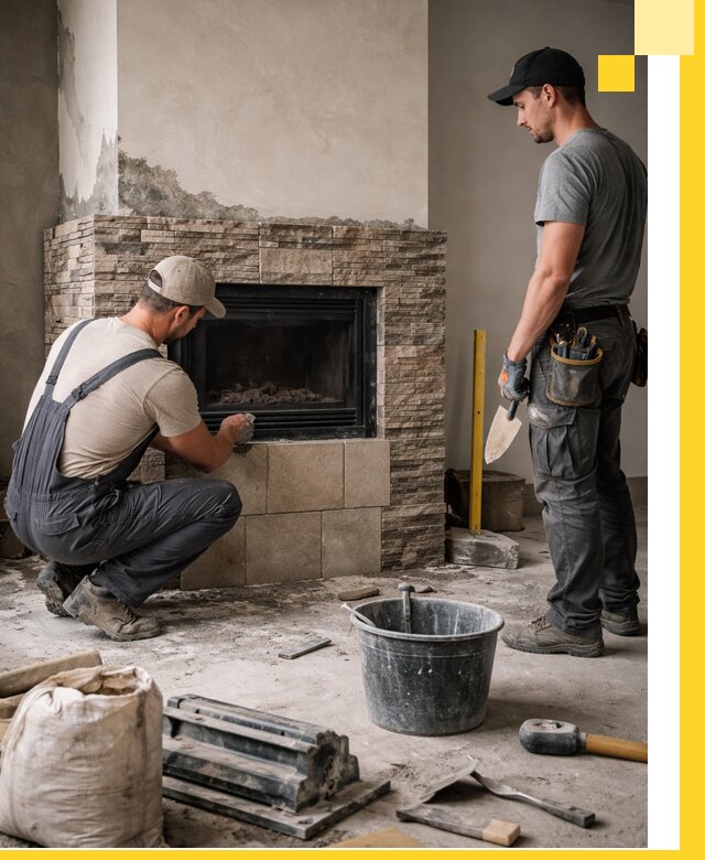 Камины под ключ в Мончегорске: проект, изготовление и монтаж