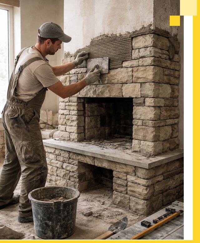 Строительство каминов под ключ в Мончегорске от проектирования до монтажа