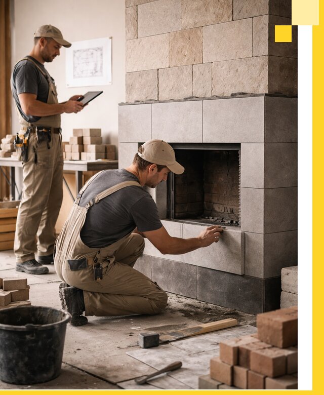 Индивидуальные проекты каминов и каминных систем в Мончегорске