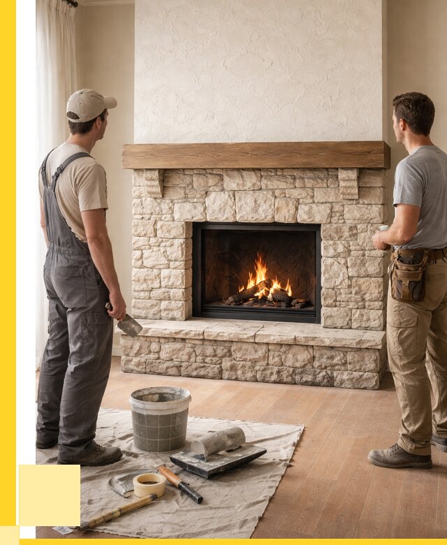 Отделка каминов в Мончегорске от 6565 р. под ключ | ЭриданМнч