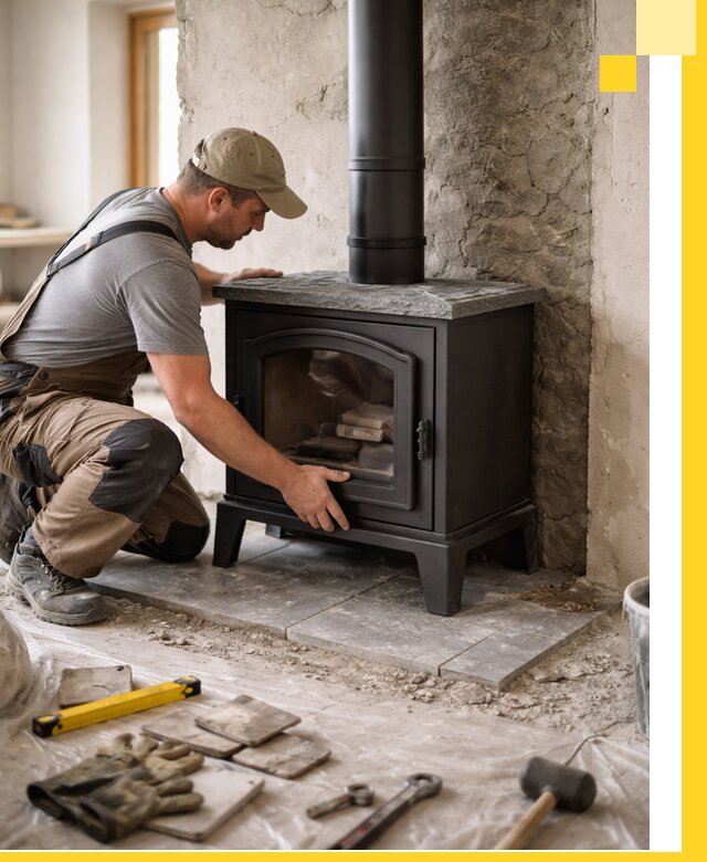 Профессиональный монтаж печей и каминов в Мончегорске под ключ