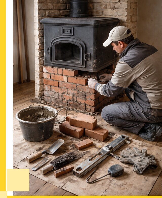 Ремонт печей в Мончегорске от 12120 р., услуги печника ЭриданМнч