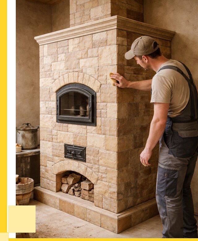 Облицовка печей в Мончегорске от 4545 р. под ключ | ЭриданМнч