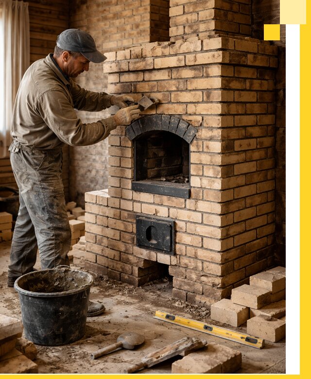 Кирпичные печи под ключ в Мончегорске: проектирование и кладка