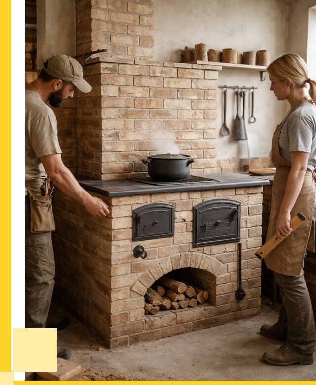 Варочно отопительные печи в Мончегорске от 90900 р. | ЭриданМнч