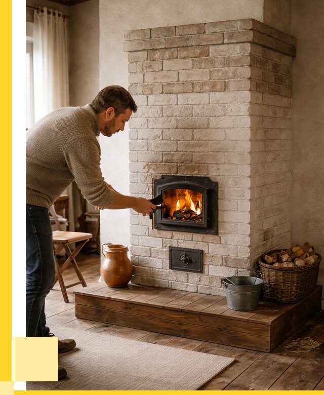 Печь голландка из кирпича в Мончегорске от 85850 р. | ЭриданМнч