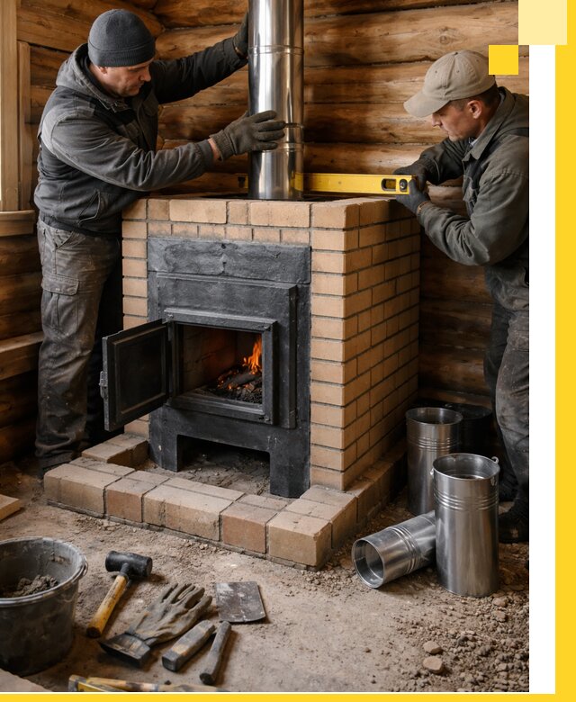 Проектирование, изготовление и установка банных печей в Мончегорске