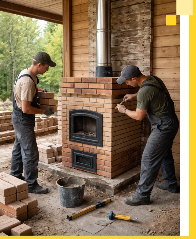 Производство и установка дачных печей под ключ в Мончегорске