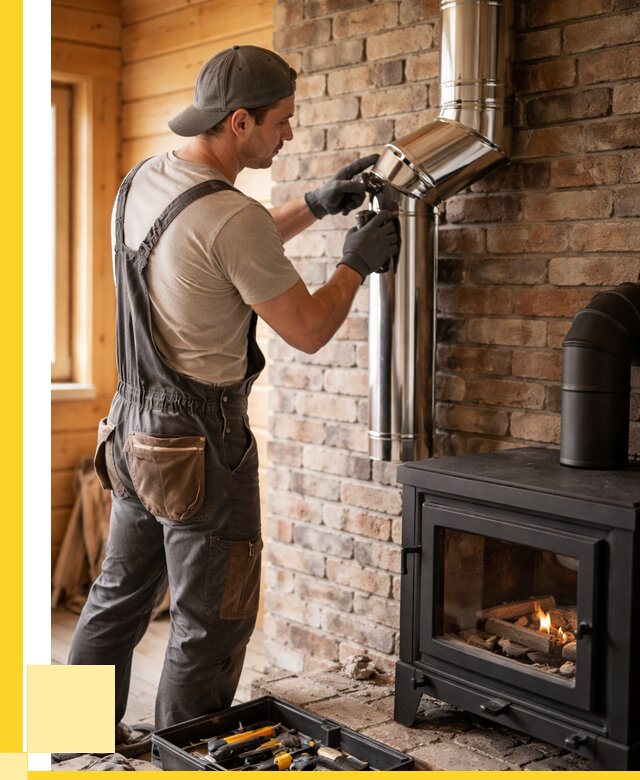 Монтаж дымоходов для печей в Мончегорске от 7575 р. | ЭриданМнч