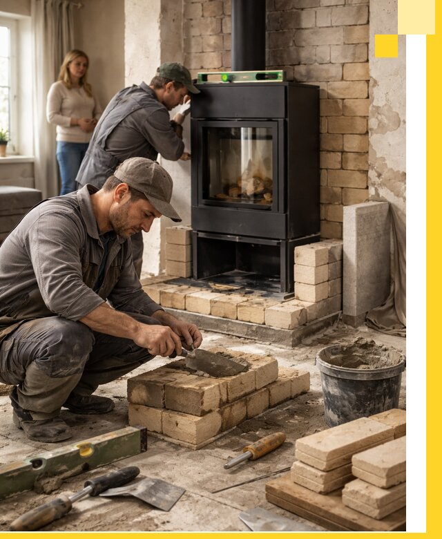 Печи и камины под ключ: проект, установка в Мончегорске