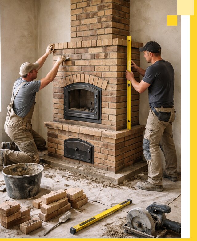 Продажа и установка печей и каминов для дома под ключ в Мончегорске