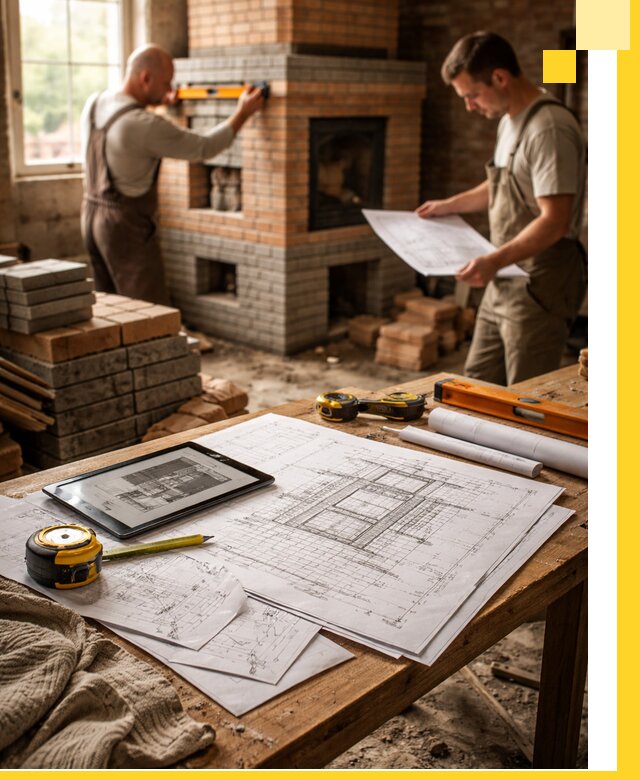 Проекты печей и каминов с индивидуальным дизайном в Мончегорске