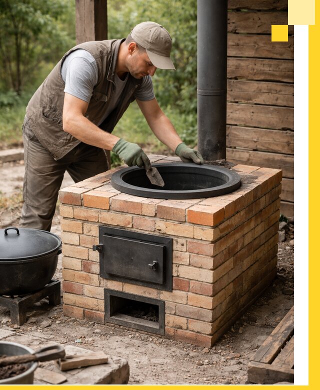 Изготовление и установка печей для казана в Мончегорске под ключ