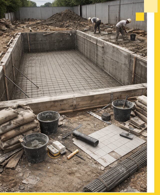 Строительство бассейнов под ключ в Мончегорске, дизайн и монтаж