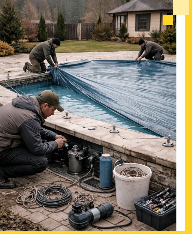 Консервация бассейнов в Мончегорске: подготовка к длительному хранению