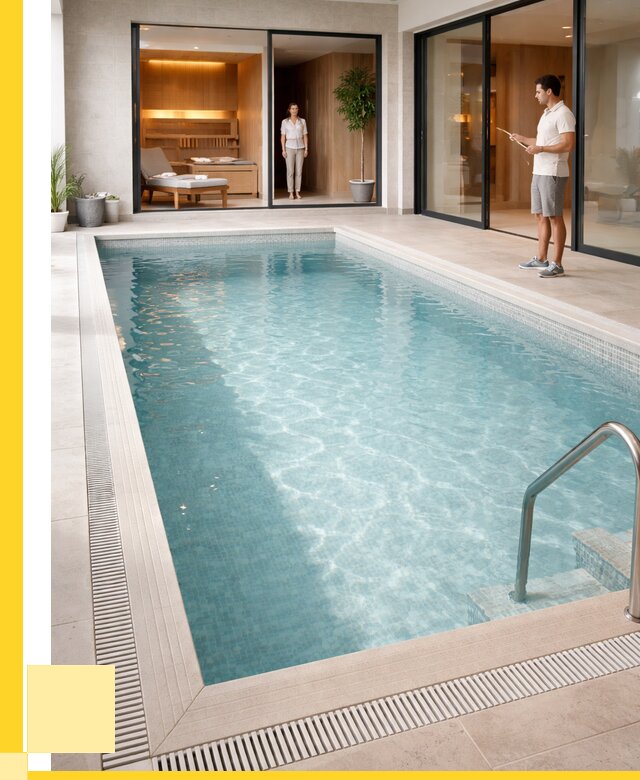 Отделка бассейна пленкой ПВХ в Мончегорске от 3535 р. - ЭриданМнч