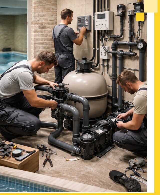 Комплексное оборудование для бассейнов под ключ в Мончегорске