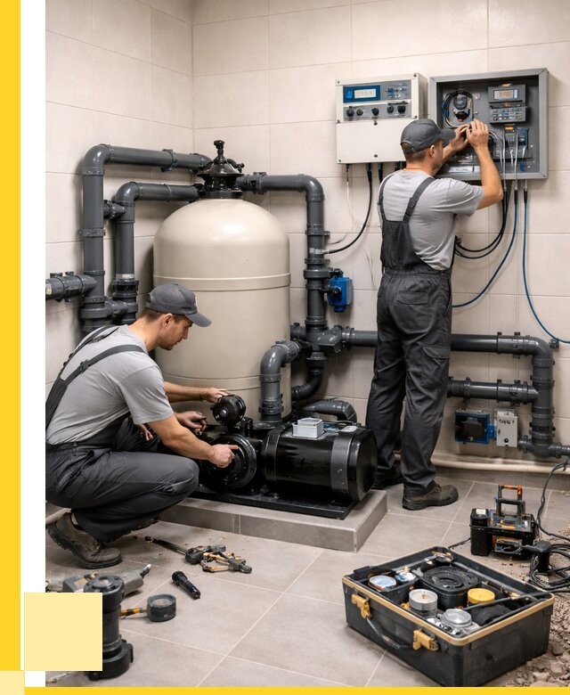 Монтаж оборудования для бассейнов в Мончегорске от 40400 р. | ЭриданМнч