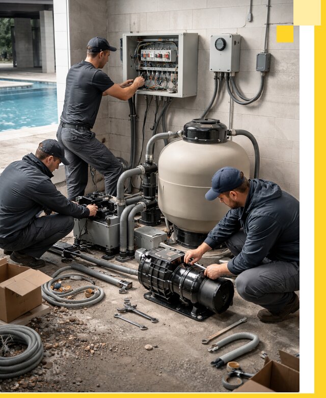 Профессиональный монтаж оборудования для бассейнов в Мончегорске