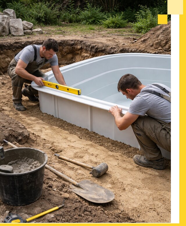 Производство и установка пластиковых бассейнов в Мончегорске под ключ