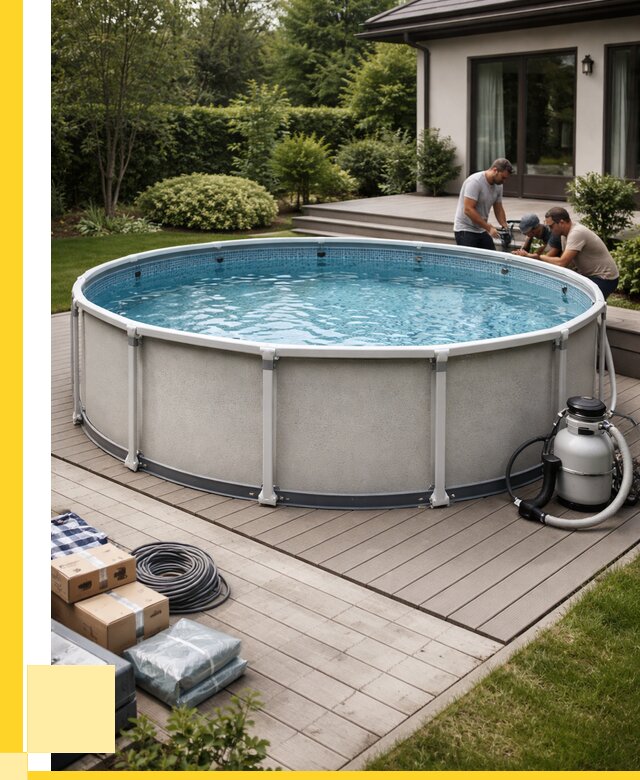 Купить каркасные бассейны в Мончегорске от 45450 р. | ЭриданМнч