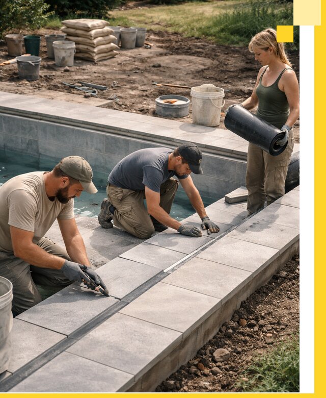 Строительство и монтаж уличных бассейнов под ключ в Мончегорске