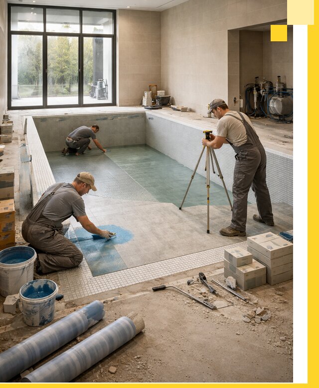 Проект и строительство закрытых бассейнов в Мончегорске под ключ