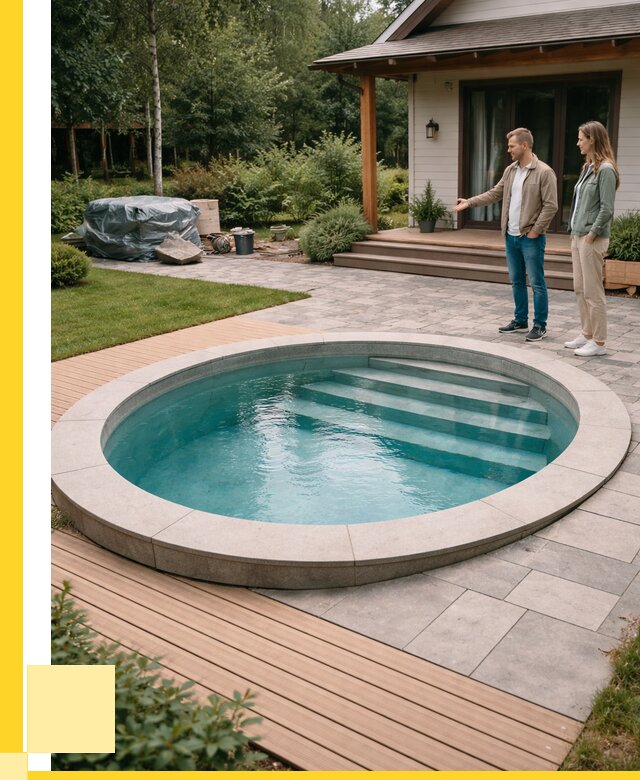 Бассейн на даче под ключ в Мончегорске от 202000 р., ЭриданМнч