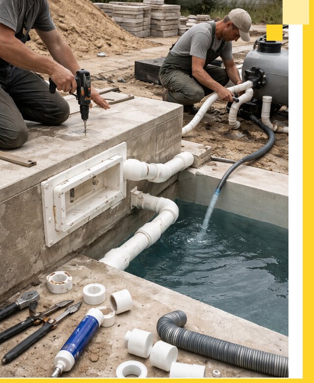 Строительство скиммерных бассейнов под ключ в Мончегорске