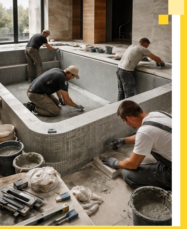 Строительство и установка СПА бассейнов под ключ в Мончегорске