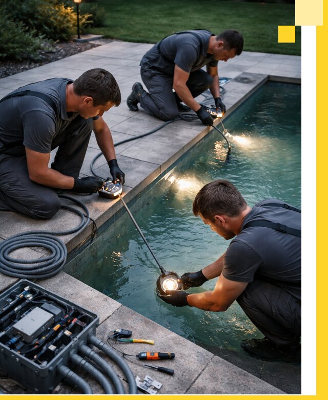 Профессиональное освещение бассейнов в Мончегорске: дизайн и монтаж