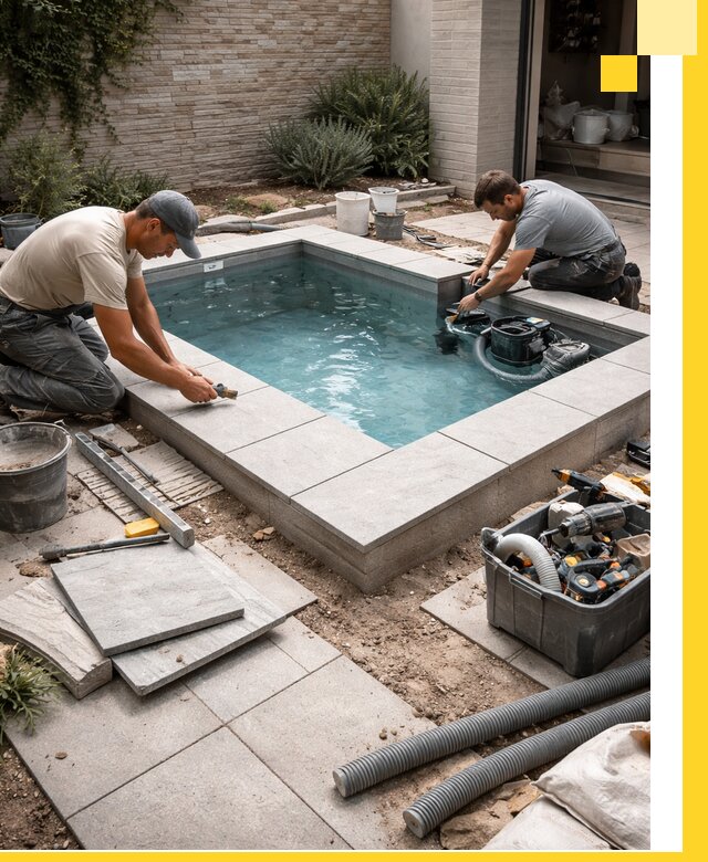 Мини бассейны под ключ в Мончегорске, дизайн и установка