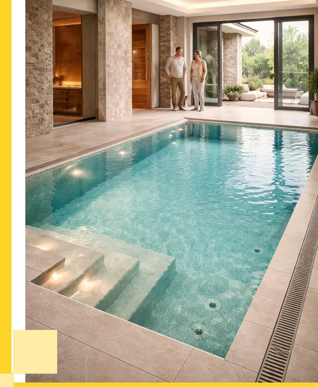 Бассейн во дворе в Мончегорске: проект, отделка от 1212000 р. | ЭриданМнч