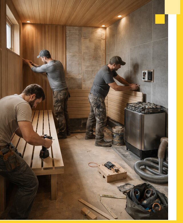 Сауны под ключ в Мончегорске, проектирование, строительство, отделка
