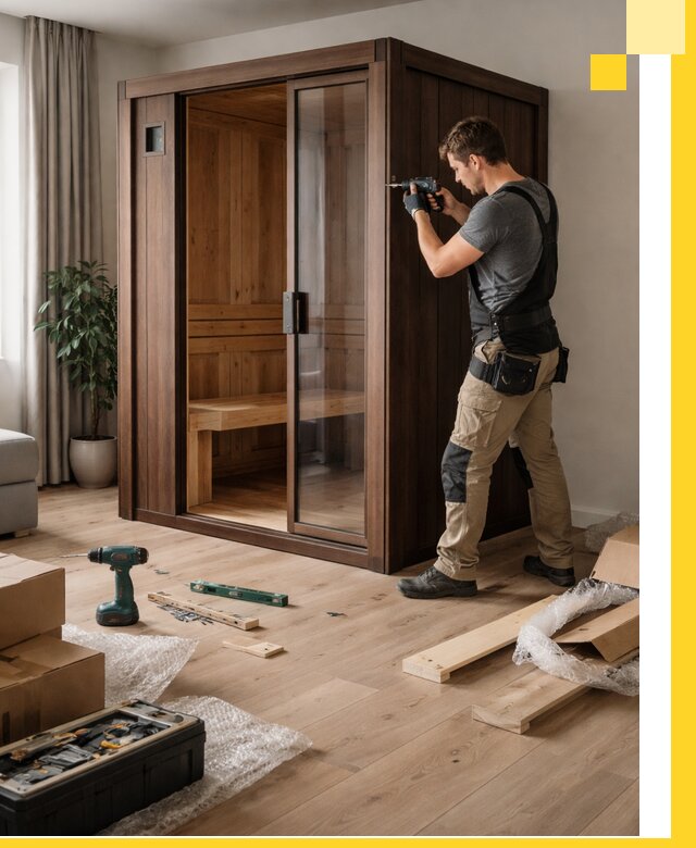 Установка и производство мини саун под ключ в Мончегорске