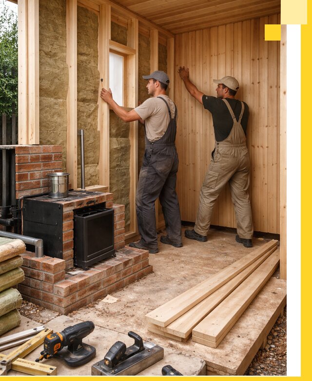 Строительство и установка дачных саун под ключ в Мончегорске