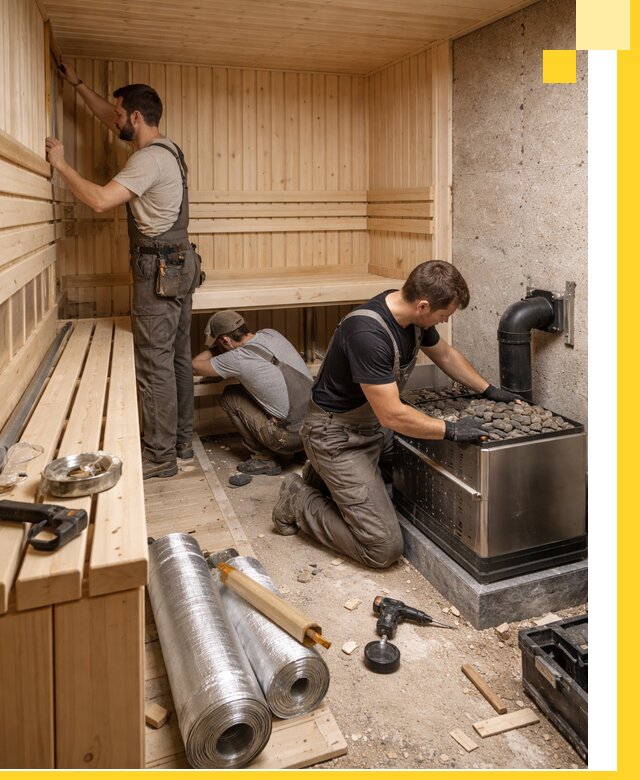 Индивидуальные сауны на заказ в Мончегорске под ключ, проект и монтаж