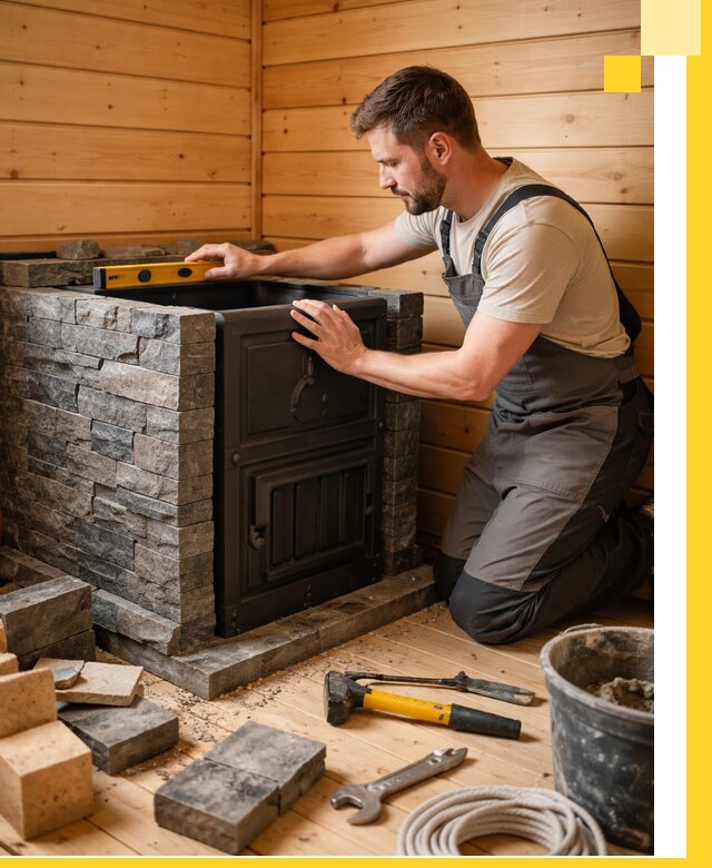 Производство и установка печей для саун под ключ в Мончегорске