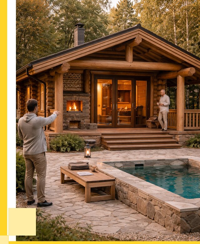 Проекты бань и хамам в Мончегорске от 25250 р. | ЭриданМнч