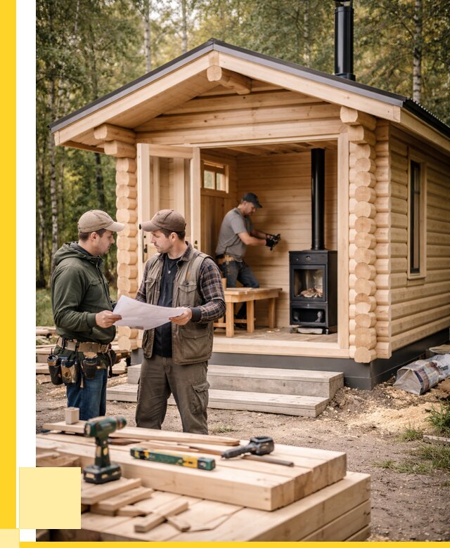 Монтаж бань под ключ в Мончегорске — от 202000 р. | ЭриданМнч