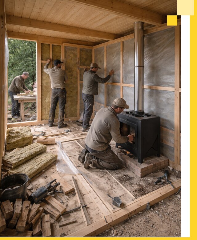 Профессиональный монтаж бань под ключ в Мончегорске для дома