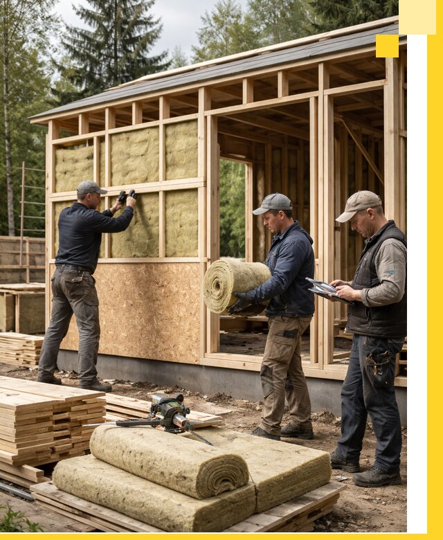 Проектирование и строительство каркасных бань в Мончегорске под ключ