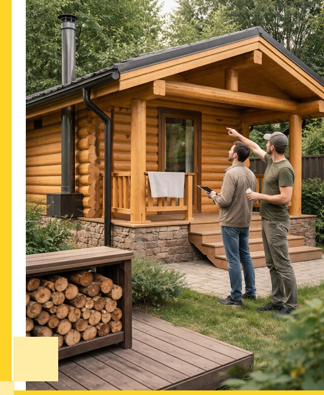 Бани для дачи под ключ в Мончегорске от 252500 р. | ЭриданМнч